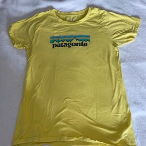 Yellow Patagonia tee